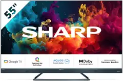 Sharp 55" 4K UHD Quantum Dot Google TV C55FQ5EG - 3