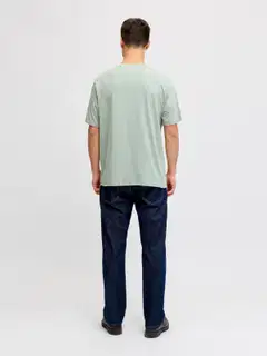 JJ REBEL miesten t-paita Jreb - Aqua Gray - 4