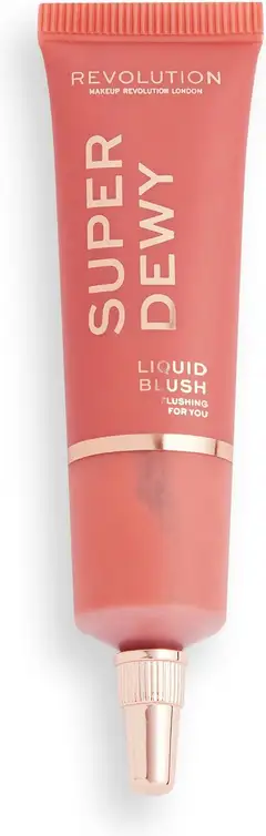 Makeup Revolution Superdewy Liquid Blusher Flushing For You nestemäinen poskipuna 15ml - 2