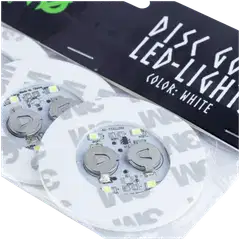 Viking Discs led-valo frisbeegolfkiekkoon, valkoinen (4kpl) - 2