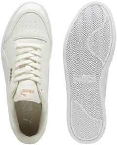 Puma naisten vapaa-ajan jalkine Suffle - Warm White-White-PUMA Gold - 4