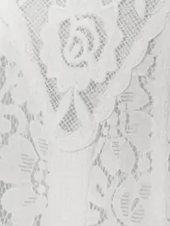 WKLY. naisten hihaton pitsimekko 218W160450 - Off white - 5