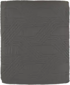 Home & Main päiväpeitto Wave 260 x 260 cm tummanharmaa - 2