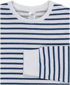 House lasten collegepusero 23TH102614 - White/blue stripes - 2