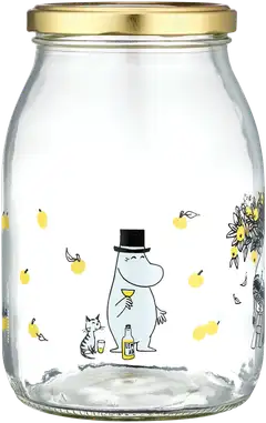 Muurla Muumi lasipurkki 1L Omenat - 2