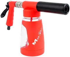 Maxshine LPG002 Snow Master Foam Gun V2 – 1L matalapainevaahdotin puutarhaletkuliitännällä, säädettävä vaahdon määrä, läpinäkyvä PET-säiliö, liukumaton pohja - 1