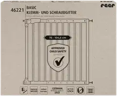 Reer turvaportti esteetön, puinen 75–104,5cm - 4