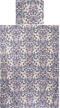House pussilakanasetti Treasure 150x210 cm roosa/ beige/ tummansininen - 1
