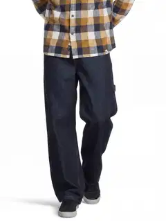 WKLY. miesten carpenter-farkut loose fit 202W312676 - Dk. blue denim - 1