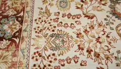 Jysmä matto Rustic Ø 100 punainen - 2