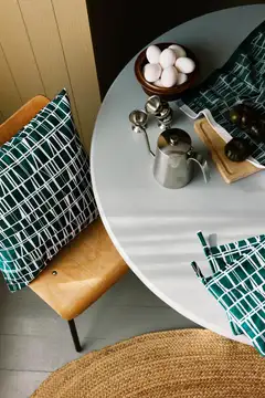 Finlayson koristet.päällinen Coronna 48x48 t.vihreä - 2