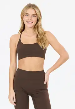 Athlecia naisten liivitoppi Emarri EA263874 - Chocolate Torte - 5