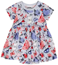 Muumi vauvojen bodymekko Perhospuisto 591641 - Vaaleansininen - 1