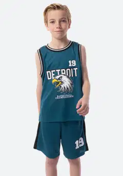 TEX lasten shortsisetti Detroit I276353 - Green - 4