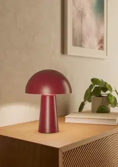 EGLO pöytävalaisin Bufalara E14 maks 40W IP20 viininpunainen - 7