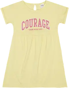 Ciraf lasten trikoomekko 25TC261114 - Wax Yellow 11-0618 Tcx - 1