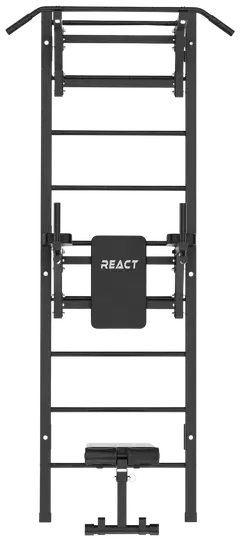 React Puolapuut/kuntotorni Metallinen Musta - 2