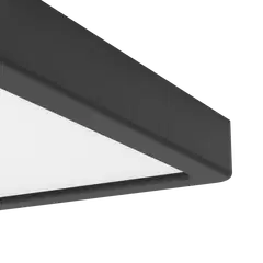 EGLO kattovalaisin Fueva 6 LED 10,5W CCT 22x22 cm musta - 3