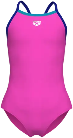 arena lasten uimapuku Light Drop Solid - Shocking Pink-Eyeblush - 8