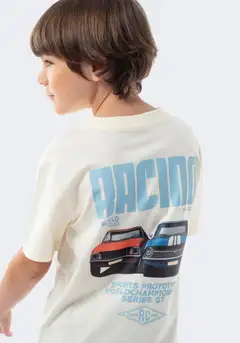 TEX Lasten t-paita autot I276709 - YELLOW 2 - 2