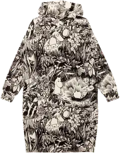 Muumi naisten hupparimekko Rubiini 590705 - Kitti - 1