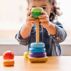 Melissa & doug Leikkisetti Pinoamislelu sateenkaari - 5