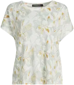 London Fog naisten trikoopusero pellavasekoitetta 213L261705 - Multicolor - 2