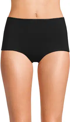 Actuelle naisten alushousut Maxi Basic 2-pack - MUSTA - 2