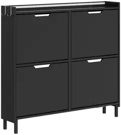 SoBuy kenkäkaappi musta FSR100-E-SCH - 1