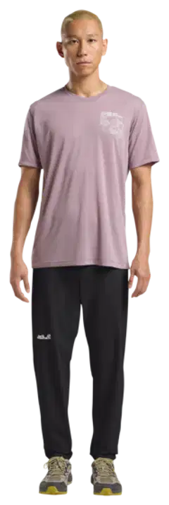 Jack Wolfskin miesten housut Hikeout - BLACK - 5