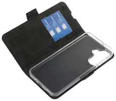 Wave Book Case, Samsung Galaxy A17 5G / Samsung Galaxy A17 4G, Musta - 4