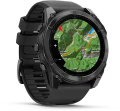 Garmin urheilukello Fenix 8 AMOLED 51 mm tummanharmaa/musta - 5