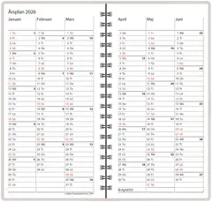 Ajasto Fickkalender Agenda, svenskspråkig, silver - 3