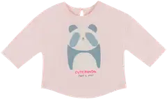Tex Baby vauvojen trikoopusero Panda kurkistaa I990311 - PINK LIGHT 2 - 1