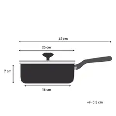 Tefal One Pick Pot monitoimipannu 24 cm, vanilja G1678704 - 4