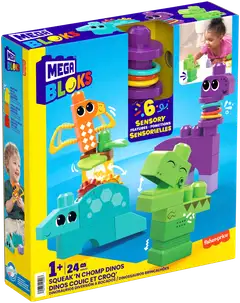 Mega Bloks Squeak 'N Chomp Dinos Hkn43 - 2