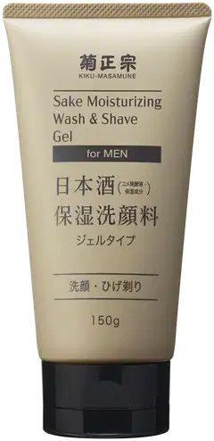 KIKU-MASAMUNE MEN Sake kosteuttava kasvojenpuhdistus & parranajogeeli 150g - 1