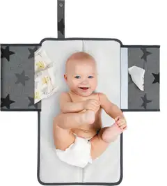 Dooky 3 in 1 Matkahoitolausta Harmaat Tähdet - 3