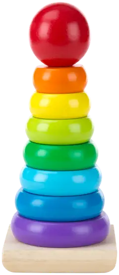 Melissa & doug Leikkisetti Pinoamislelu sateenkaari - 3