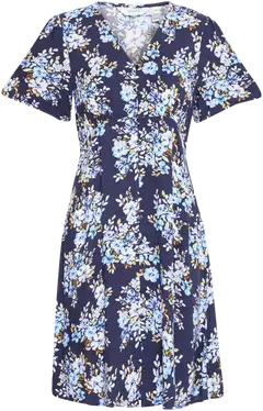 B.young naisten mekko Bymmjoella short - Navy Bouquet - 1
