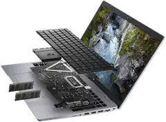 Nuvoo tehdashuollettu kannettava tietokone DELL Precision 3560 Intel Core i7-1165G7 15.6" FHD 32GB 512GB SSD T500 W11P FI Grade A - 5