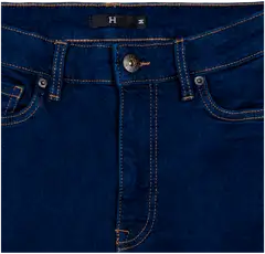 House naisten farkut Straight Flare - Dark blue washed - 3