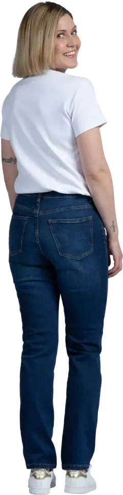 House naisten farkut Straight Fit - Mid blue - 2