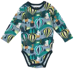 Muumi vauvojen body Aamulento 591099 - SININEN - 1