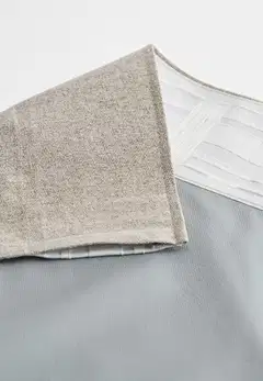 Åhléns Home pimennysverho INES 135x250cm 2 kpl beige - 2