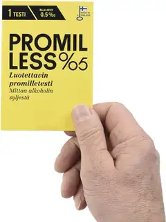 Promilless promilletesti kertakäyttötesti 0,5 1kpl - 2