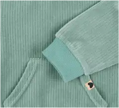 Ciraf vauvojen veluurisetti paita & housut 250B254182 - 16-5808tcx iceberg green - 3