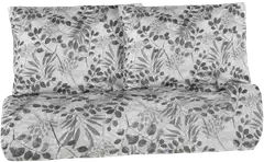 Xtra tuplapussilakanasetti Cherie 240x210 cm harmaa - 1