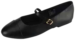 WKLY. naisten remmiballerinat Serafina - Black - 1