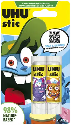 Uhu liimapuikko Monster 2 pack - 2